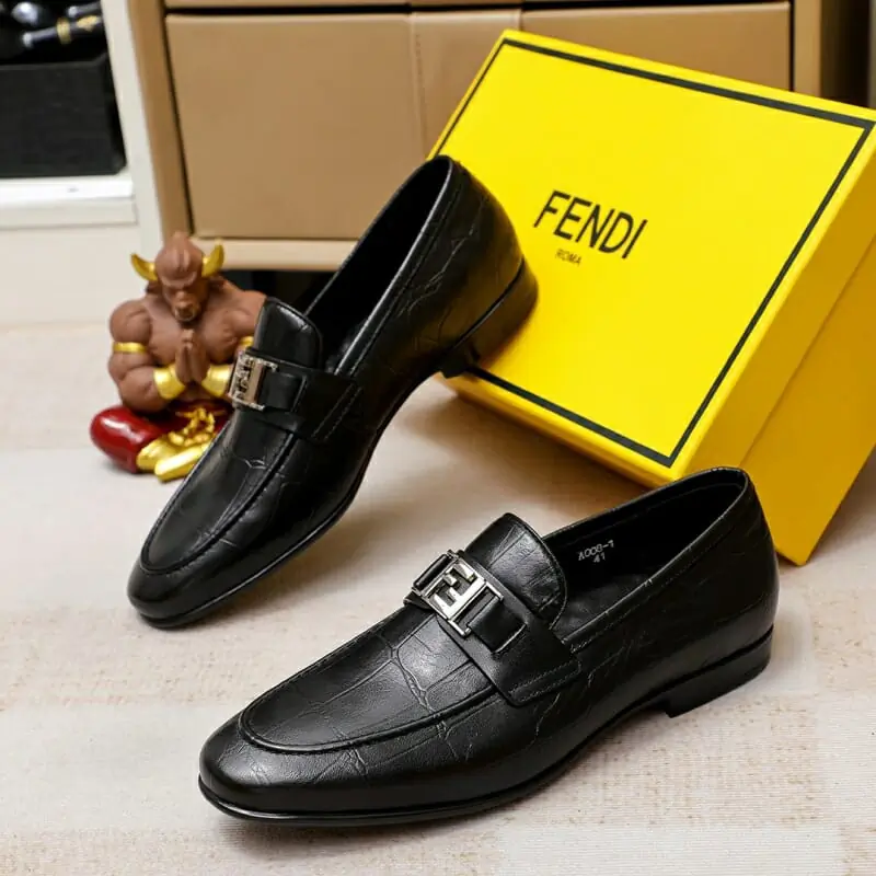 fendi cuir chaussures pour homme s_120a6632